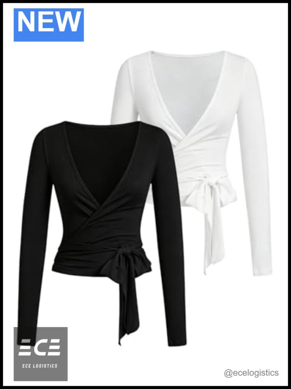 Women's Pilates Wrap Top V Neck Long Sleeve Yoga Workout Shirt
